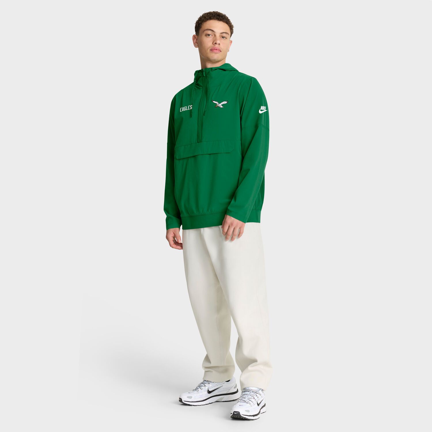 Nike Philadelphia Eagles Alternate Sideline Half-Zip Anorak NFL Nike Philadelphia Eagles Alternate Sideline Half-Zip Anorak NFL
