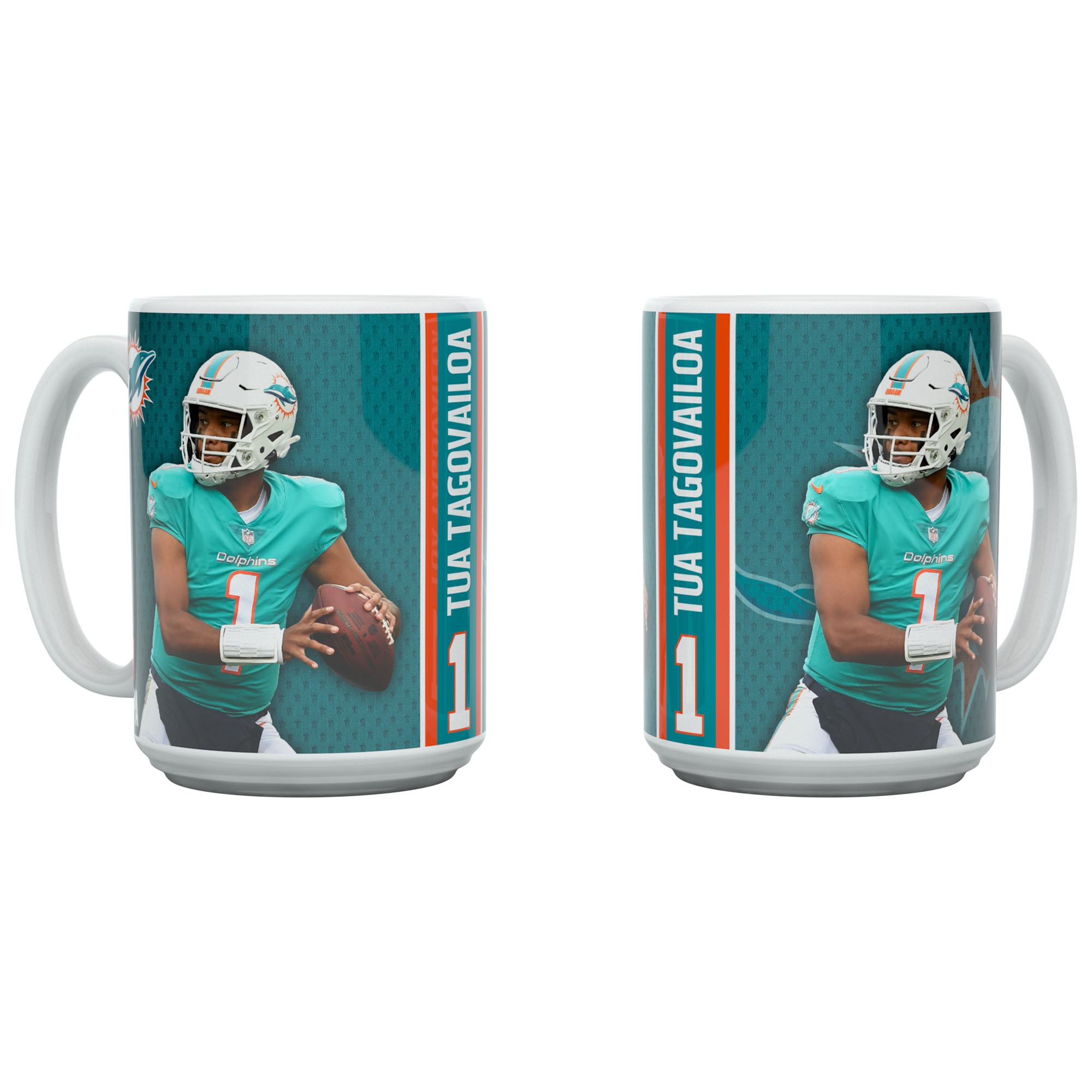 Tua Tagovailoa Miami Dolphins Jumbo Becher (450 ml)