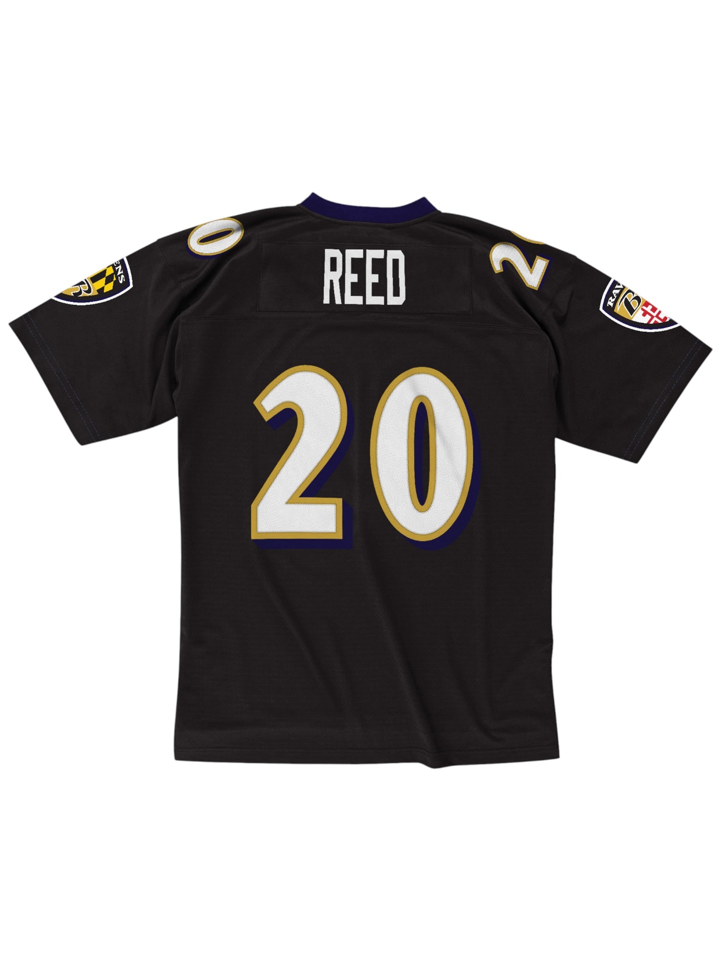 Ed Reed #20 Baltimore Ravens 2004 Legacy Throwback NFL Trikot Schwarz