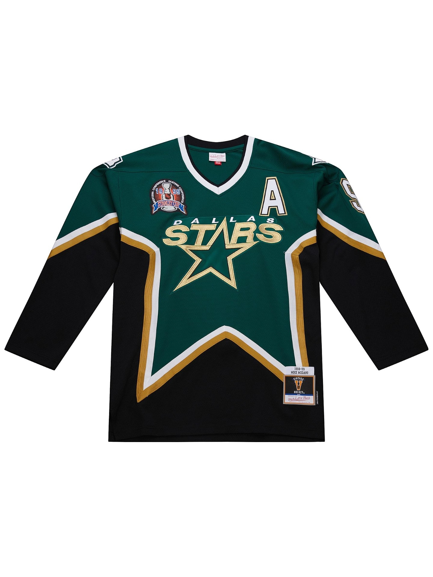 Mike Modano #9 Dallas Stars 1998-99 Premium Power Play NHL Jersey Green
