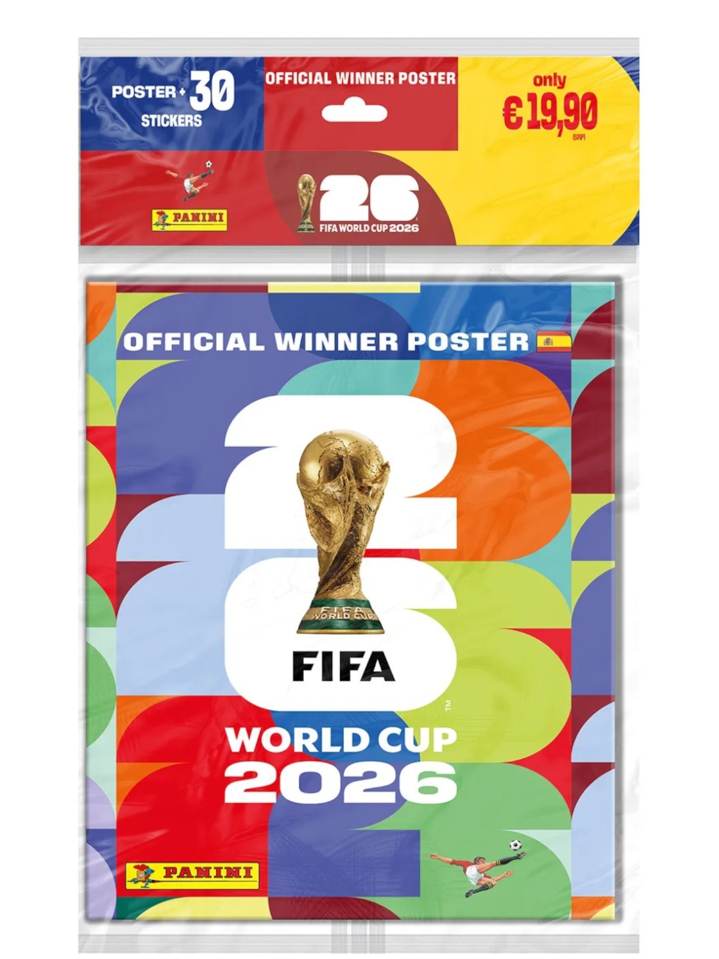 2026 Panini FIFA Word Cup Sticker Winner Poster - Complete Set
