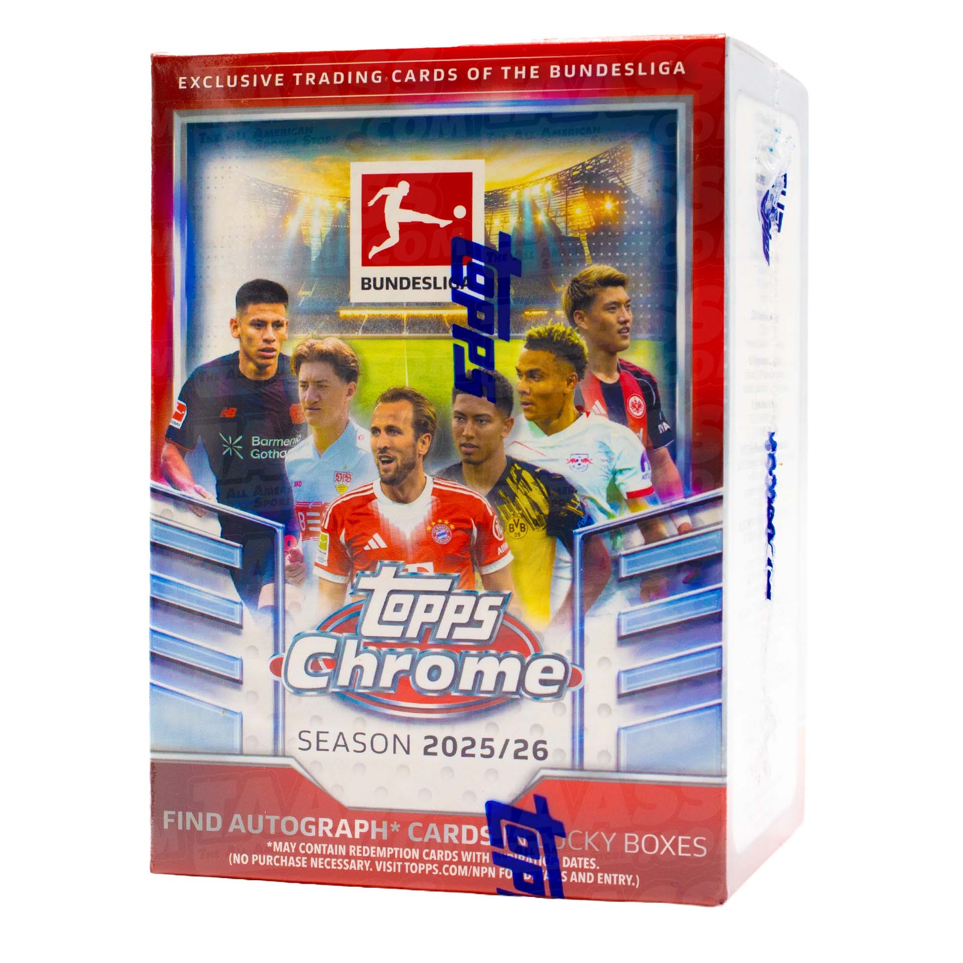 2025/26 Topps Chrome Bundesliga Soccer Blaster Box