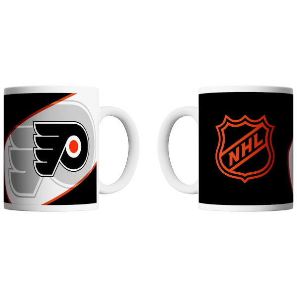 Philadelphia Flyers Shadow Logo & Shield NHL Mug (330 ml)