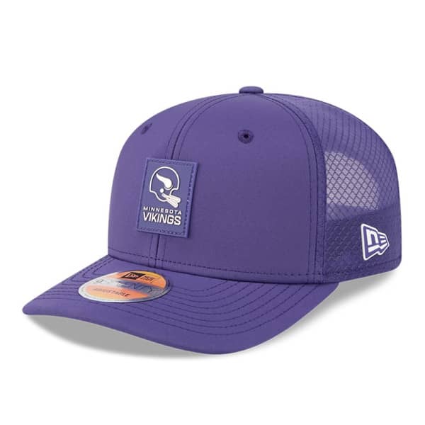 Minnesota Vikings Historic 2025 NFL On-Field Sideline 9SEVENTY Trucker Snapback Cap