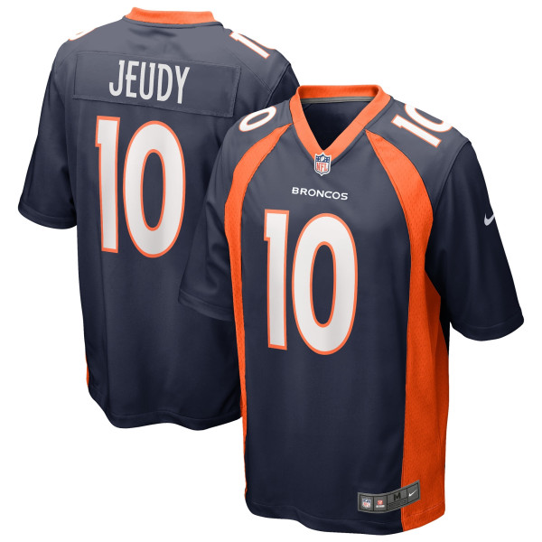 Jerry Jeudy #10 Denver Broncos Nike Game NFL Football Trikot Navy