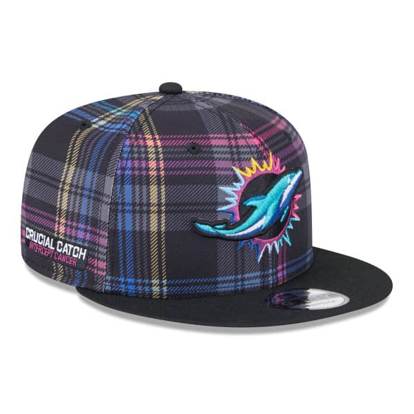 Miami Dolphins 2024 NFL Crucial Catch New Era 9FIFTY Snapback Cap