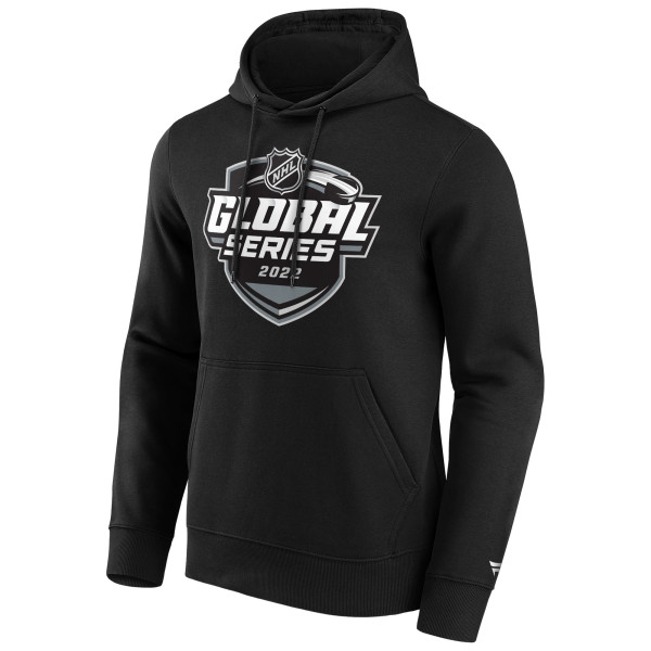 2022 NHL Global Series Logo Fanatics Hoodie Schwarz