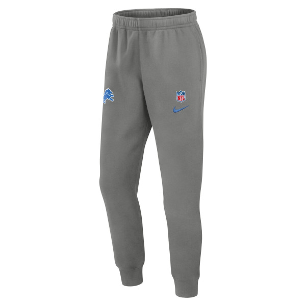 Detroit Lions 2024 NFL Sideline Nike Club Sweat Pants Gray