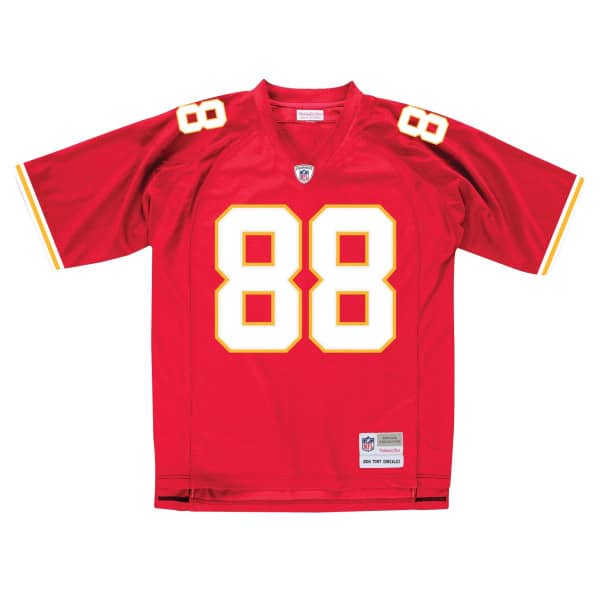 Tony Gonzalez #88 Kansas City Chiefs Mitchell & Ness Throwback NFL Trikot Rot