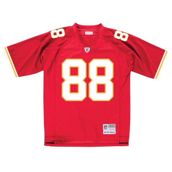 Tony Gonzalez #88 Kansas City Chiefs Mitchell & Ness Throwback NFL Trikot Rot