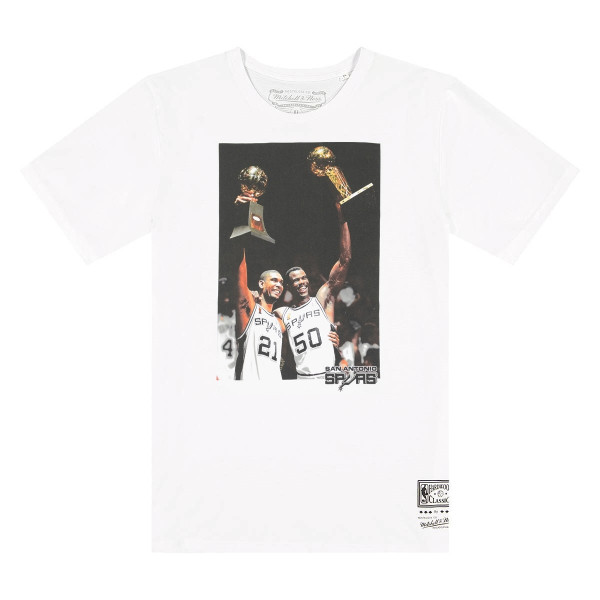 Tim & David San Antonio Spurs Mitchell & Ness Photo NBA T-Shirt