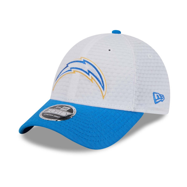 Los Angeles Chargers 2024 NFL Training Camp New Era Stretch-Snap 9FORTY Cap White