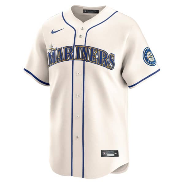 Seattle Mariners Alternate 2 Nike Limited MLB Jersey Cream