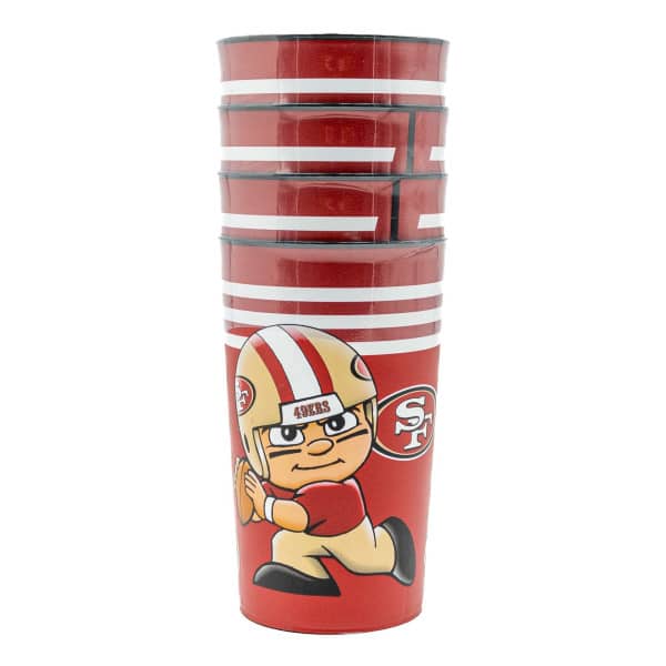 San Francisco 49ers NFL TeenyMates Party Cup Set (4-Pack)