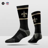 New Orleans Saints Strideline Premium NFL Crew Socks