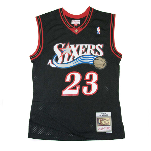 Lou Williams #23 Philadelphia 76ers 2005-06 Mitchell & Ness Swingman NBA Trikot Schwarz