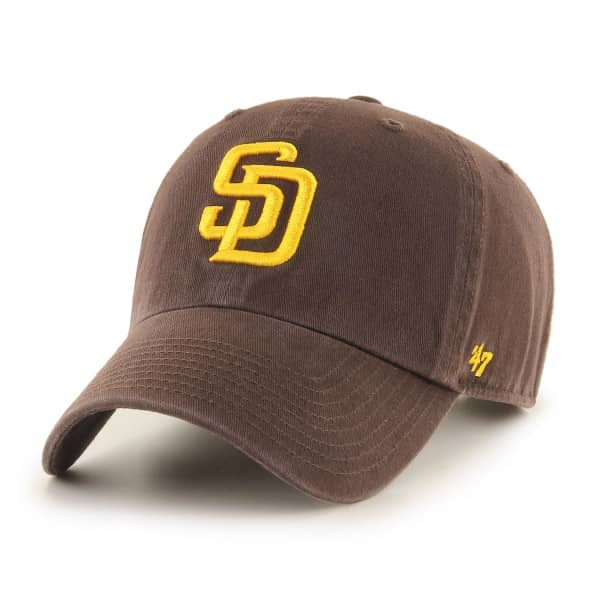 San Diego Padres '47 Clean Up Adjustable MLB Cap Braun