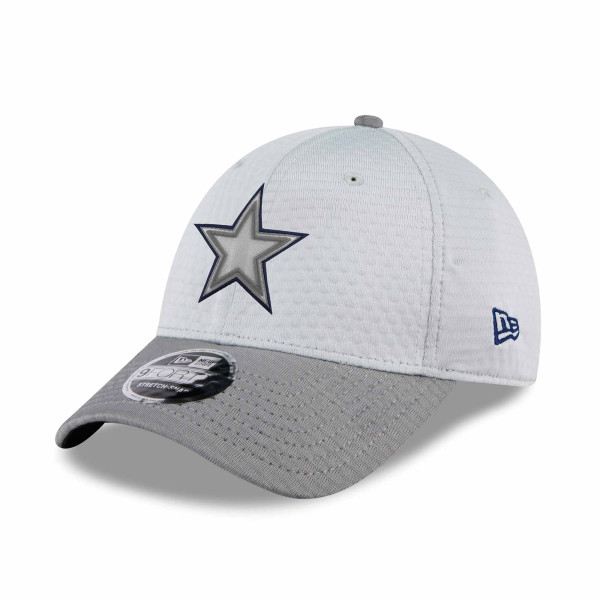 Dallas Cowboys 2024 NFL Training Camp New Era Stretch-Snap 9FORTY Cap Gray