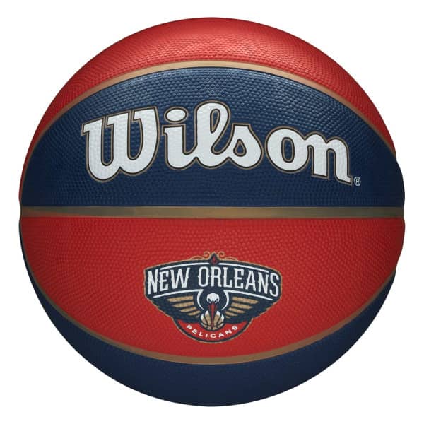 New Orleans Pelicans Team Tribute Wilson NBA Basketball (Size 7)