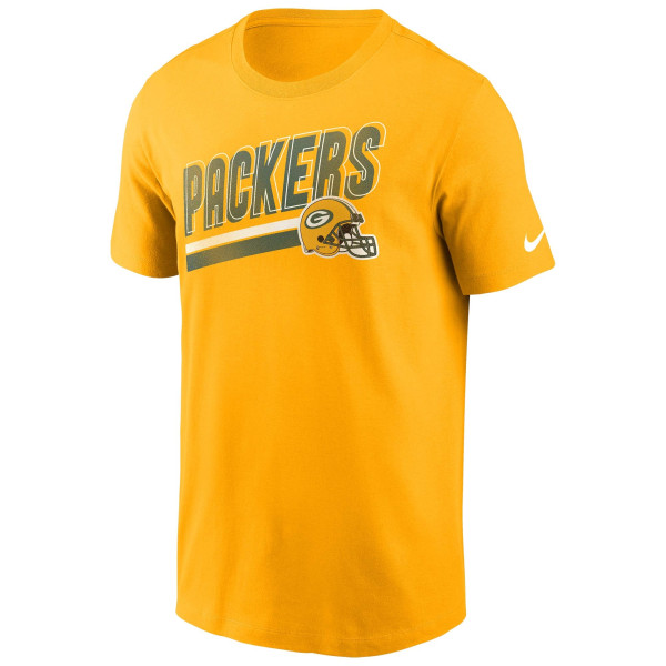 Green Bay Packers Blitz Nike Essential NFL T-Shirt Yellow