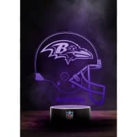 Baltimore Ravens NFL Helmet LED Sign