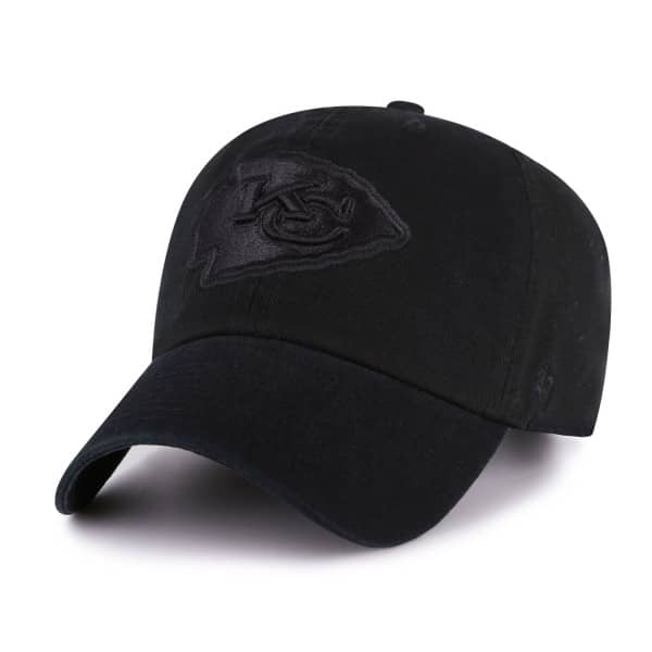 Kansas City Chiefs '47 Clean Up Black Logo Adjustable NFL Cap Schwarz