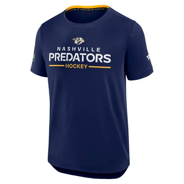 Nashville Predators 2025/26 Authentic Pro Rink Tech NHL T-Shirt Navy