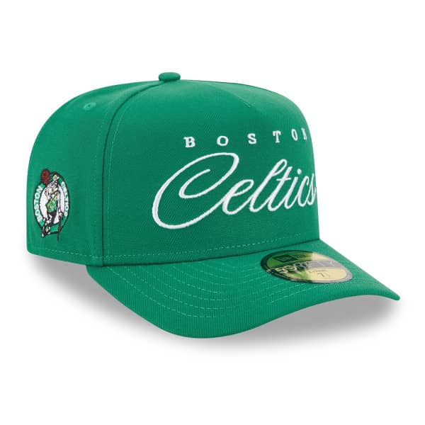 Boston Celtics 2025 NBA Draft New Era 59FIFTY A-Frame Fitted Cap Green