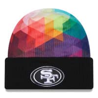 San Francisco 49ers 2023 NFL On-Field Crucial Catch New Era Knit Hat