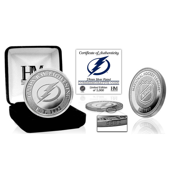 Tampa Bay Lightning NHL Team Silver Gedenkmünze