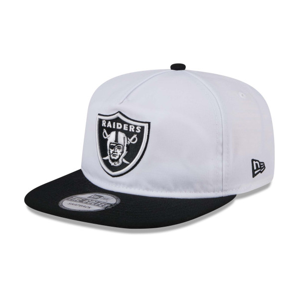 Las Vegas Raiders 2024 NFL Training Camp New Era Golfer Snapback Cap White