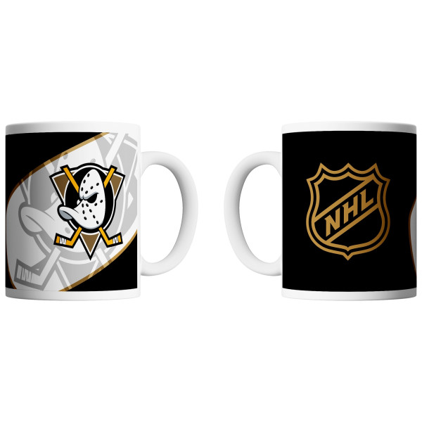 Anaheim Ducks Shadow Logo & Shield NHL Mug (330 ml)