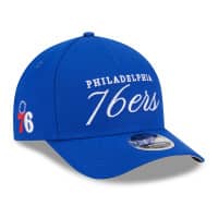 Philadelphia 76ers 2025 NBA Draft 9FORTY M-Crown A-Frame Snapback Cap Blue