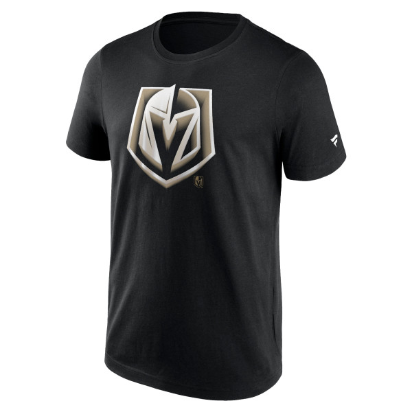 Vegas Golden Knights Chrome Logo NHL T-Shirt Schwarz