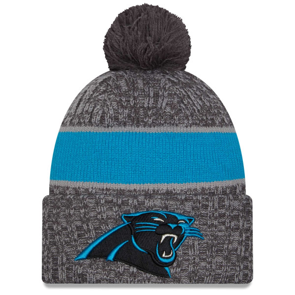 Carolina Panthers Gray 2023 NFL Sideline New Era Sport Knit Hat