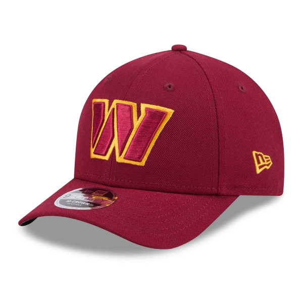 Washington Commanders NFL Team Logo New Era 9FORTY M-Crown Snapback Cap Burgundy