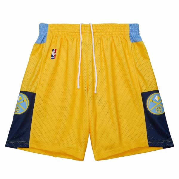 Denver Nuggets 2017-18 Swingman NBA Shorts Yellow