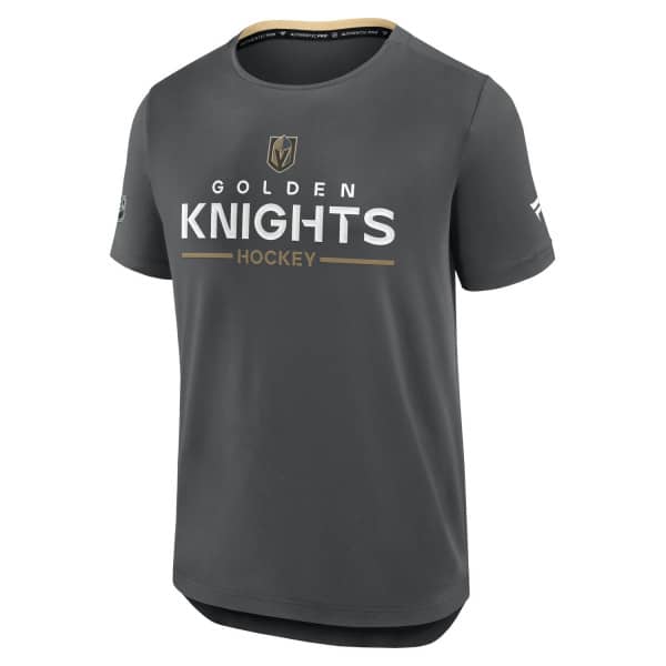 Vegas Golden Knights 2025/26 Authentic Pro Rink Tech NHL T-Shirt Gray