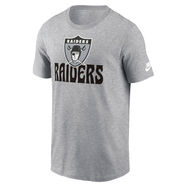 Las Vegas Raiders Nike Funky Throwback NFL T-Shirt Gray