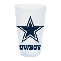 Dallas Cowboys Icicle Silicone NFL Pint Glass