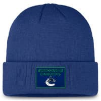 Vancouver Canucks 2024/25 NHL Authentic Pro Beanie Knit Hat Blue
