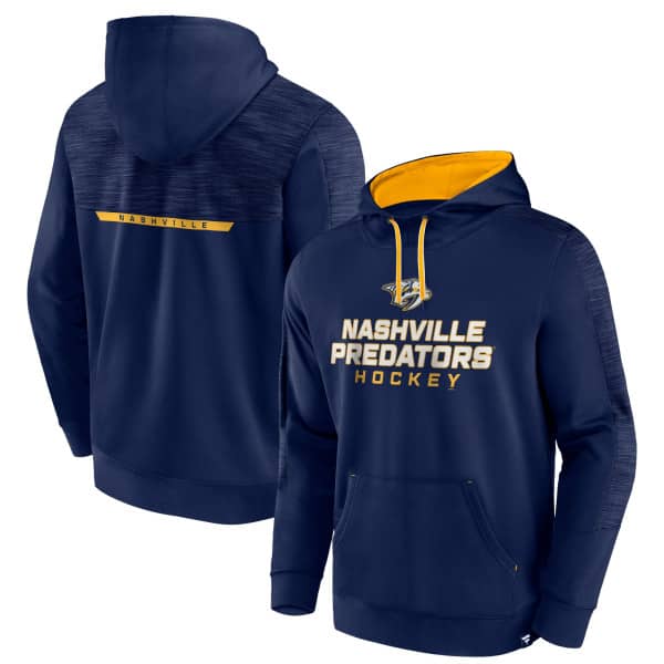 Nashville Predators Defender Performance NHL Hoodie Navy