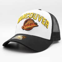 Vancouver Canucks Starter Penalty NHL Trucker Cap Black