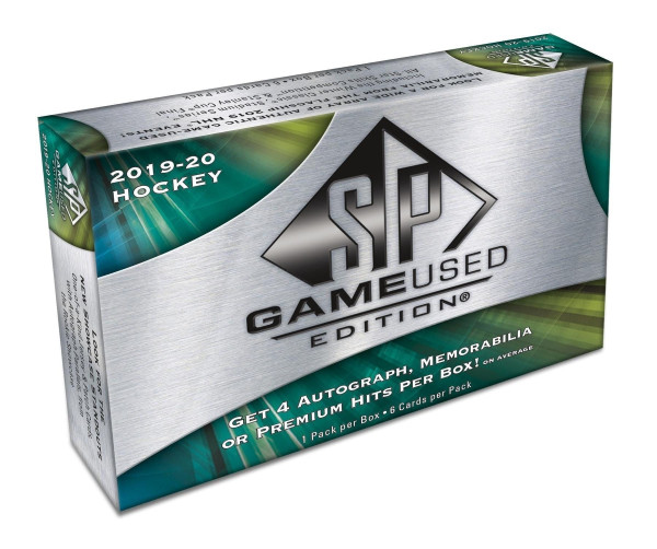 2019/20 Upper Deck SP Game Used Hockey Hobby Box NHL