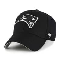New England Patriots Black & White '47 MVP Adjustable NFL Cap Black