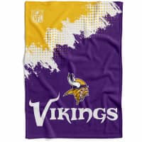 Minnesota Vikings Corner Fleece NFL Blanket