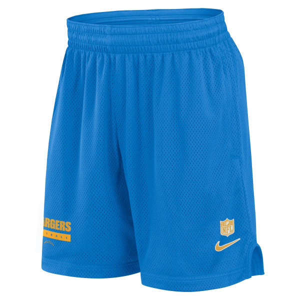 Los Angeles Chargers 2024 NFL Sideline Mesh Nike Dri-FIT Shorts Blue
