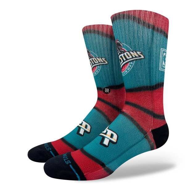 Detroit Pistons Classic Mini Ball Stance Crew Socks
