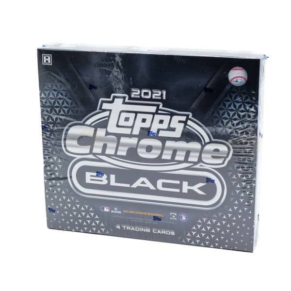 2021 Topps Chrome Black Baseball Hobby Box MLB