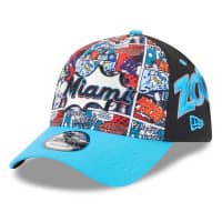 Miami Marlins 2025 MLB Players' Weekend 9FORTY A-Frame Snapback Cap